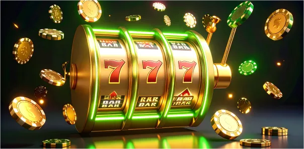 ماكينة قمار WinWin الذهبية المتلألئة التي تمنح جوائز ضخمة